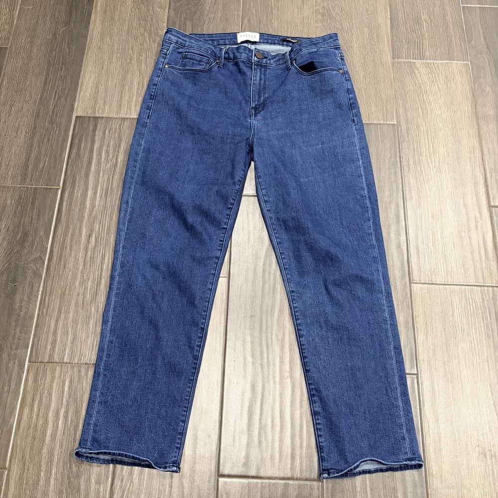 Parker Smith Women's Size 32 Straight Fit Medium Wash Stretch Jeans